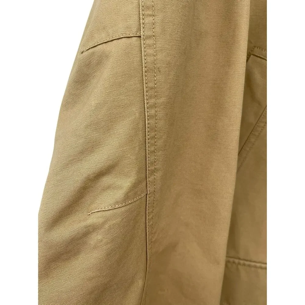 Vintage LL Bean Chore Barn Coat Corduroy Collar Flannel Lined Men’s Size Large